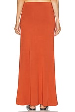 Posse Mason Skirt in Burnt Orange, view 3, click to view large image.
