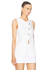 Posse Gigi Gilet in Ivory, view 2, click to view large image.