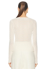 Posse Romy Wrap Top in Cream, view 3, click to view large image.