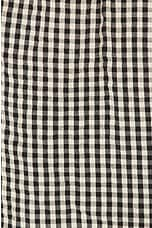 Posse Mira Shirt in Gingham Black & Cream, view 5, click to view large image.