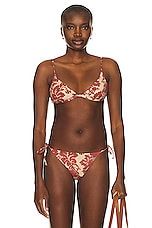 Posse Kai Bikini Top in Crimson Multi, view 1, click to view large image.