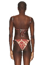 Posse Kai Bikini Top in Crimson Multi, view 3, click to view large image.