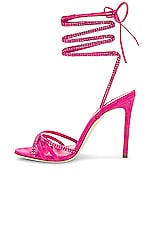 Paris Texas Holly Nicole Lace Up Sandal in Pink Ruby, view 5, click to view large image.