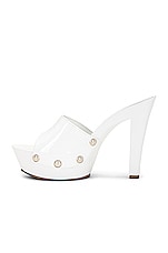 Paris Texas Consuelo 130 Heel in White, view 5, click to view large image.