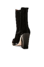 Paris Texas Dallas Ankle Boot in Black, view 3, click to view large image.