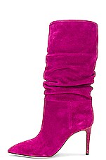 Paris Texas Slouchy Boot 85 in Ciclamino, view 5, click to view large image.