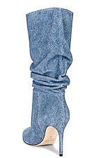 Paris Texas Slouchy Boot 85 in Medium Wash, view 3, click to view large image.