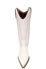 Paris Texas Rosario Boot in Bone, view 4, click to view large image.