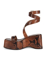 Paris Texas Vicky 80 Sandal Heel in Brown, view 5, click to view large image.