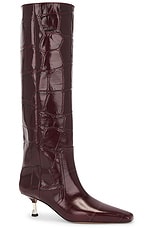 Paris Texas Bettina Boot 55 in Rouge Noir, view 2, click to view large image.