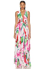 PatBO Allegro Cut-out Maxi Dress in Multi, view 1, click to view large image.