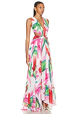PatBO Allegro Cut-out Maxi Dress in Multi, view 2, click to view large image.