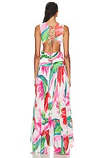 PatBO Allegro Cut-out Maxi Dress in Multi, view 3, click to view large image.