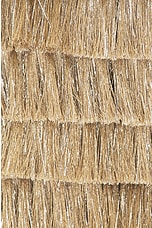 PatBO Metallic Fringe Cut-Out Mini Dress in Gold, view 4, click to view large image.
