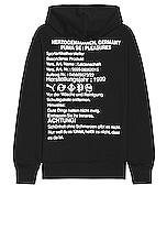 Puma Select X Pleasures Graphic Hoodie in Black, view 2, click to view large image.