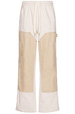 Puma Select X Rhuigi Double Knee Pant in White, view 1, click to view large image.