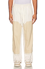 Puma Select X Rhuigi Double Knee Pant in White, view 6, click to view large image.