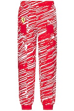Puma Select Ferrari x Joshua Vides Race Pants in Red, view 1, click to view large image.