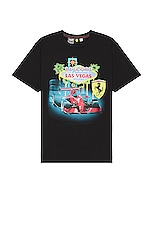 Puma Select Ferrari x Joshua Vides Tee in Black, view 1, click to view large image.