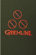 Puma Select Gremlins Long Sleeve Tee in GREEN, view 3, click to view large image.