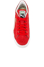 Puma Select Suede in Red, view 4, click to view large image.