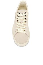 Puma Select Clyde No. 1 Sneakers in Frosted Ivory & Smokey Gray, view 4, click to view large image.
