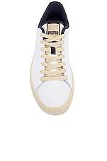 Puma Select Clyde Baseline Sneaker in White, view 4, click to view large image.
