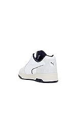 Puma Select Slipstream Low Baseline Sneaker in White, view 3, click to view large image.