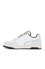 Puma Select Slipstream Low Baseline Sneaker in White, view 5, click to view large image.