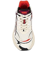 Puma Select Velophasis Technisch Sneaker in Warm White, Fall Foliage, & Dark Jasper, view 4, click to view large image.