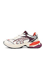 Puma Select Velophasis Technisch Sneaker in Warm White, Fall Foliage, & Dark Jasper, view 5, click to view large image.
