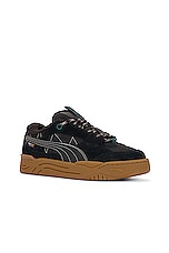 Puma Select 180 Cordura Sneaker in Black & Gum, view 2, click to view large image.