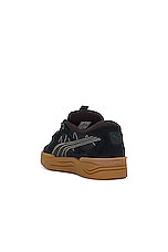 Puma Select 180 Cordura Sneaker in Black & Gum, view 3, click to view large image.