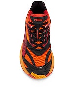 Puma Select X Pleasures Velophasis Layers Sneaker in Orange, view 4, click to view large image.