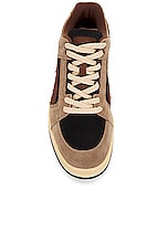 Puma Select Slipstream Lo Texture Sneaker in Black, Totally Taupe, & Chestnut Brown, view 4, click to view large image.