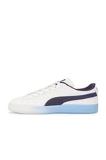 Puma Select x Playstation Suede in Glacial Gray & New Navy, view 5, click to view large image.