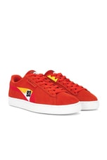 Puma Select x BMW MMS Suede Calder in For All Time Red, Speed Yellow, & Racing Blue, view 1, click to view large image.