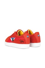 Puma Select x BMW MMS Suede Calder in For All Time Red, Speed Yellow, & Racing Blue, view 3, click to view large image.