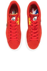 Puma Select x BMW MMS Suede Calder in For All Time Red, Speed Yellow, & Racing Blue, view 4, click to view large image.