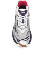 Puma Select Velophasis Phased in Feather Gray & Club Navy, view 4, click to view large image.