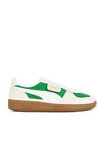 Puma Select Palermo Og in Archive Green & Warm White, view 1, click to view large image.