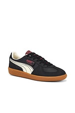 Puma Select Palermo Players Lane in Puma Black & Intense Red, view 2, click to view large image.