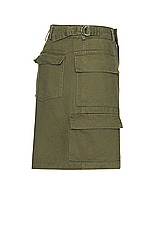Found Twill Cargo Shorts in Vintage Olive, view 3, click to view large image.