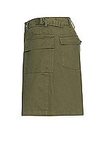 Found Twill Cargo Shorts in Vintage Olive, view 4, click to view large image.