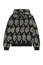Found Monogram Hoodie in Black, view 2, click to view large image.