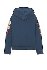 Found Patchwork Hoodie in Blue, view 2, click to view large image.