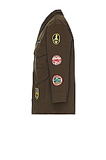 Found Multi Patch Work Jacket in Mocha, view 4, click to view large image.