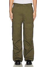Found Twill Cargo Pant in Olive, view 3, click to view large image.