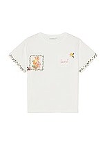 Found Flower Children Tee in Off White, view 1, click to view large image.
