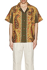 Found Paisley Short Sleeve Camp Shirt in Multi, view 3, click to view large image.